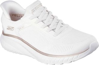 Skechers BOBS Sport Squad Chaos Textiel Dames Wit/Goud Standaard Sneakers