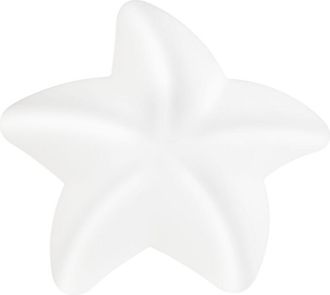 Beliani Beliani - Star-Shape Ceiling Wall Lamp Integrated led Lights Kids Room Lamp White Surna