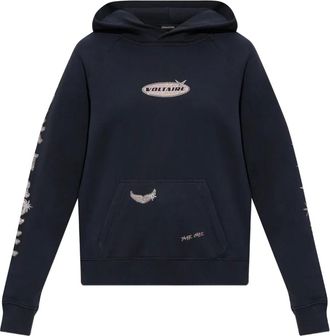 Zadig&Voltaire Hoodie met logodetail - Blauw