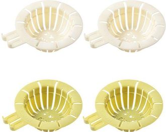 No Brand 4 Piezas De Escurridor De Conejos, Cesta De Drenaje, Embudo, Cestas Coladoras Port&aacute;tiles Para Fregadero, Multifuncionales, De Pl&aacute;stico, Color Verde Y 