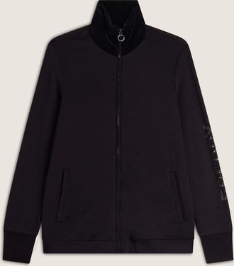 Freddy Sweatshirt FREDDY Pullover F4WCXS4, Damen, Gr. XS, schwarz, Obermaterial: 95% Viskose CV. 5% Elasthan EL., Sweatshirts Sweatshirt