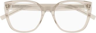Saint Laurent Brillen - Dames - Brillen - Grijs - 55 MM - Accessoires