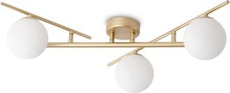 Ideal Lux Ideal Lux - Plafoniera Contemporanea Atlas Metallo Oro 3 Luci G9 4W 3000K Ip20