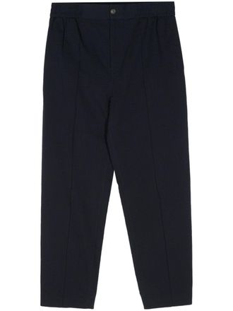 A.P.C. Pantaloni Joaquin affusolati a vita alta - Blu