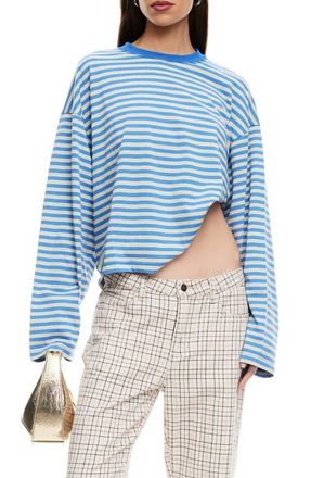 Lioness Bloom Stripe Top in Mickey Blue Stripe at Nordstrom, Size X-Large