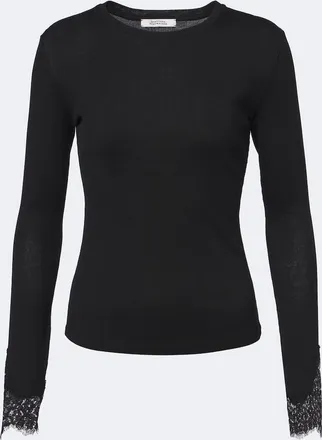 Dorothee Schumacher Pure Sleekness lace-trimmed cotton top