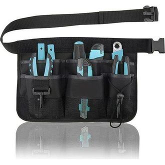 OEM Cintura Porta Attrezzi Da Giardinaggio Portatile, Cintura Porta Attrezzi Da Giardino, Marsupio Regolabile Per Attrezzi Da Giardino (nero)
