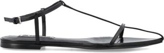 Jil Sander Black Ankle-strap Sandals