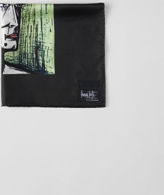 Prada Printed silk twill scarf