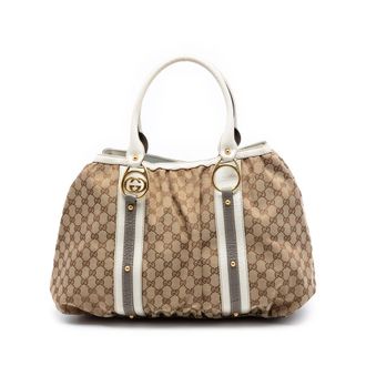 Gucci Pre-owned Gucci GG Canvas Interlocking G Tote Ladies D834KUIZU0FNTWOE
