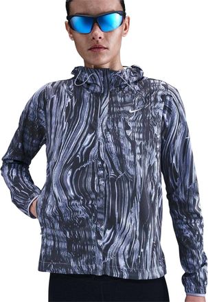 Nike Dames Swift Marble Hooded Jacket (Indigo)