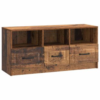 vidaXL Mueble De Tv Con Caj&oacute;n Madera Envejecida 102 X 34,5 X 47 Cm Vidaxl