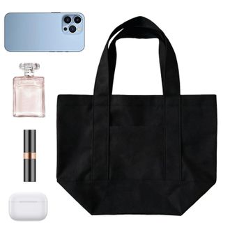 Generic Halloween Canvas Bag - Halloween Shopping Tote Bag,Festive Holiday Themed Large Capacity Reusable Carrier for Travel Outdoor Business Trip Beach Shopp