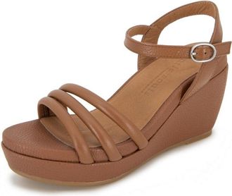 Kenneth Cole Gentle Souls By Kenneth Cole Viki Sandals Womens Brown Ankle Strap JOBB484