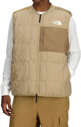 The North Face Unwind Vest In Khaki Stone/utility Brown