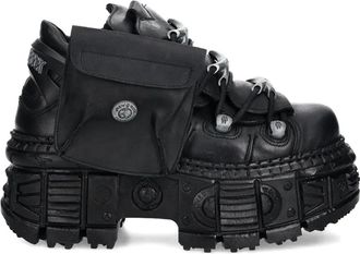 New Rock Sneakers con suola rialzata - Nero