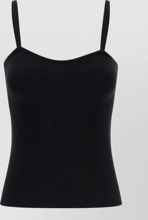 Max Mara sweetheart neckline thin strap top