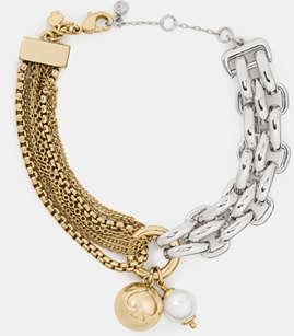Kate Spade New York Chain Reaction Asymmetrical Bracelet
