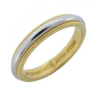 Tiffany & Co. Yellow Gold (18K) Platinum 950 Band Ring (Pre-Owned)