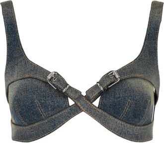 Givenchy Crisscross Denim Top