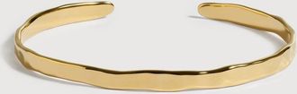 Monica Vinader Gold MV Siren Muse Slim Cuff