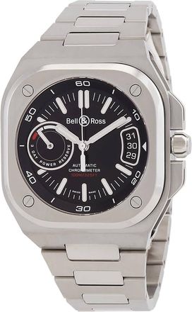 Bell & Ross Instruments Automatic Black Dial Mens Watch BRX5RBLSTSST