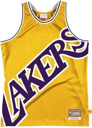 Mitchell & Ness x NBA Los Angeles Lakers Canotta Lakers Big Face 2.0 - Giallo