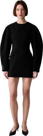 Rotate Mini Jurk - Dames - Korte kleedjes - Zwart - M - Leer - Kleedjes