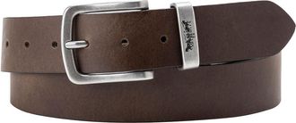 Levi's Lederg&uuml;rtel LEVIS METAL TWO HORSE KEEPER BELT, Damen, Gr. 110, braun, Leder, unifarben, G&uuml;rtel Lederg&uuml;rtel, mit Metallschliesse