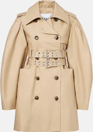 Ganni Cotton trench coat