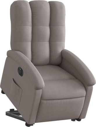 vidaXL Vidaxl - Sill&oacute;n El&eacute;ctrico Reclinable Elevable De Tela Gris Taupe