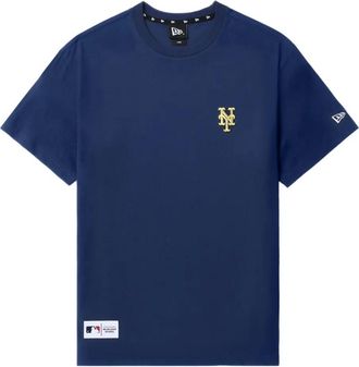 New Era T-shirt con logo ricamato - Blu