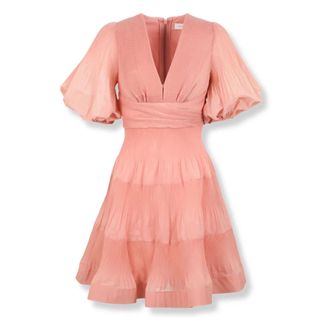 Zimmermann Short Dresses, female, Pink, Size: L Mini Dress