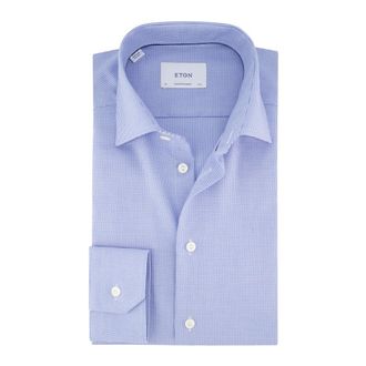 Eton Heren, Overhemden, Blauw, Maat: L