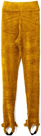 Viktor & Rolf Velvet Leggings - Yellow