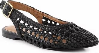 Seychelles Womens Avalon Woven Slingback In Black