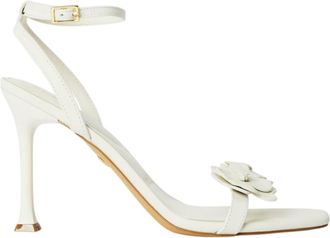 Aldo Aldo Dames-hoge hakken met slingback en bloemenprint van Daisylily (Wit)