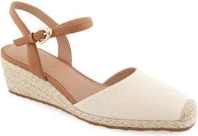 Aerosoles Real Wedge Sandal in Natural Canvas at Nordstrom Rack, Size 8.5