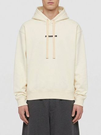 Jil Sander Felpa con cappuccio Jil Sander in cotone con stampa logo