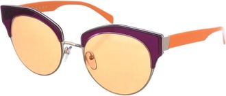 Marni Ovale Zonnebrillen - Dames - Zonnebrillen - Paars - ONE Size - Accessoires