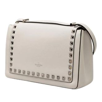 Valentino Pre-owned Crossbody Bag - Dames - Pre-owned - Grijs - Maat: ONE Size Zijde