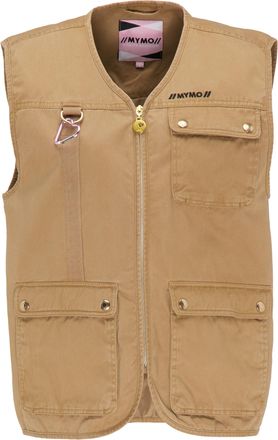 Mymo Vest Dames donker zand