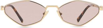 Miu Miu MU56ZS 5AK20I Womens Sunglasses Gold Size 56