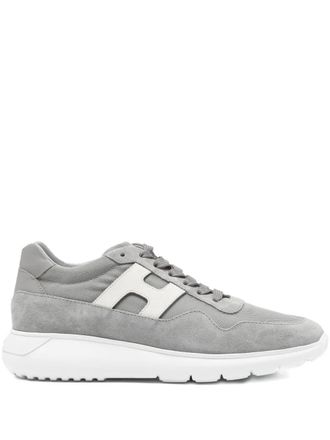 Hogan Interactive 3 sneakers - men - Leather/Rubber/Suede/Fabric - 8,5 - Grey