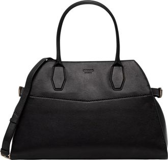 Guess Liza Crossbody Tas - Dames - Shoppers - Zwart - ONE Size - Leer - Tassen