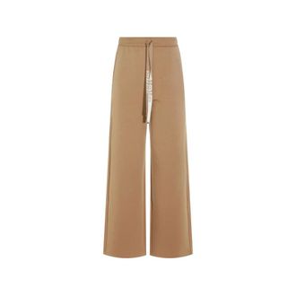 Max Mara Dames, Broeken, Bruin, Maat: XL