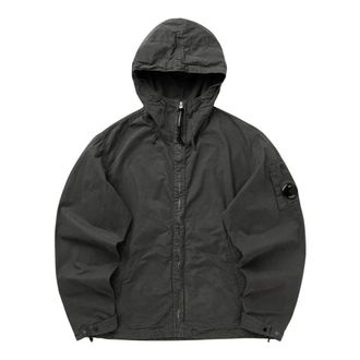 C.P. Company Light Jackets, male, Gray, Size: S Medium Jacket