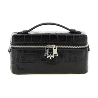Tory Burch Vanity Case Effetto Coccodrillo - - Bags - Donna - Nero - ONE SIZE