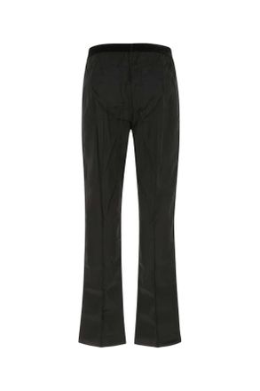 Tom Ford Mens Black Stretch Satin Pyjama Pant 002 Se Ea Pantaloni Trousers