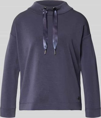 s.Oliver Black Label Loose Fit Sweatshirt aus Modal-Mix in Rauchblau, Gr&ouml;&szlig;e 34